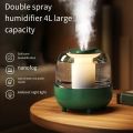 Large Capacity 4L Aromatic Humidifier Ultrasonic Household Air Humidifier Air Purifier LED Light Humidifier Portable Spray. 