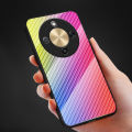 Biruiqu For Honor X9D Carbon Fiber Glass Protective Case Cover. 