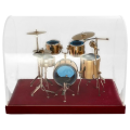 Miniature Jazz Drum Kit Model Mini Drum Cymbal Drum Set Adult Miniature Drum Kit. 