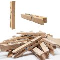 Clothes Pins Heavy Duty with Spring, Wooden Clothespins for Clothes.