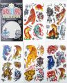 Premium Quality Tattoo Sticker For Men Women Children - Waterproof 3D Temporary Tattoo Sticker Book Flower Animal Dragon Unique Designs - Cute DIY Gift. 