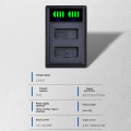 LCD Dual Battery Charger for 250D 200D M3 M6 750D 760D T6i T6s 800D 8000D Kiss X8i Cameras-LP-E17 LP-E17. 