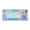 MechLands Vibe 75 75% Layout Gasket-mounted Wired/Bluetooth/2.4GHz Wireless Mechanical Keyboard with Interchangeable Screen. 