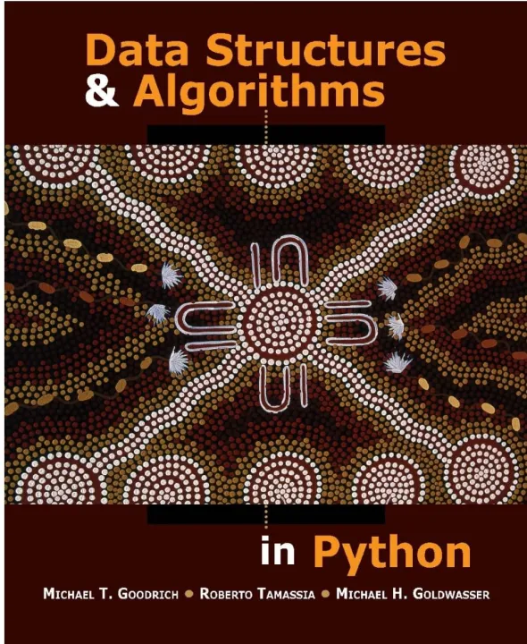 Data Structures and Algorithms in Python by Michael T Goodrich: Used Black and white Printed