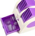 G02 Double Chamber Mini Portable  AC Fan - Purple. 