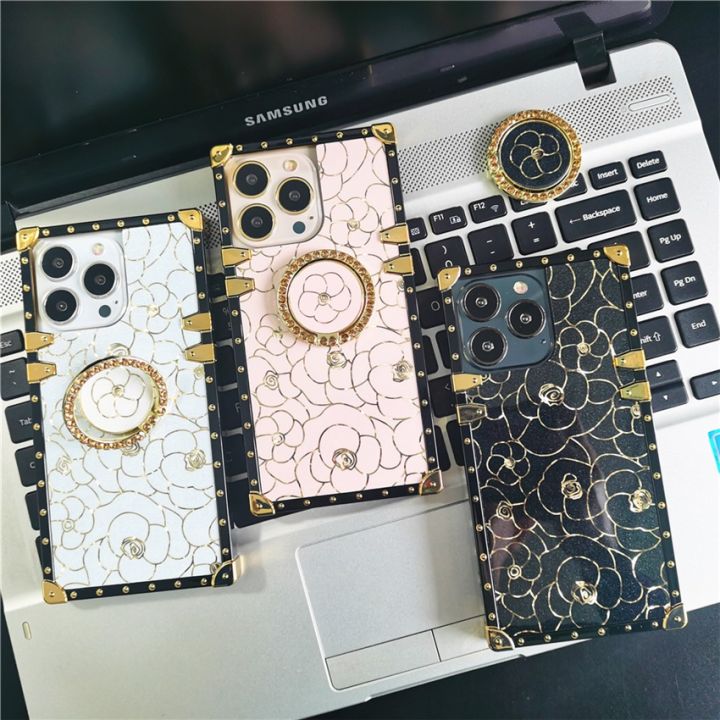 Luxury%20Glitter%20Rose%20Flower%20Gold%20Line%20Stripe%20Cover%20Square%20Phone%20Case%20for%20Motorola%20Moto%20One%205G%20Ace%20G%20Power%20G%20Stylus%20G%20Play%20Pure%20-%20Image%204