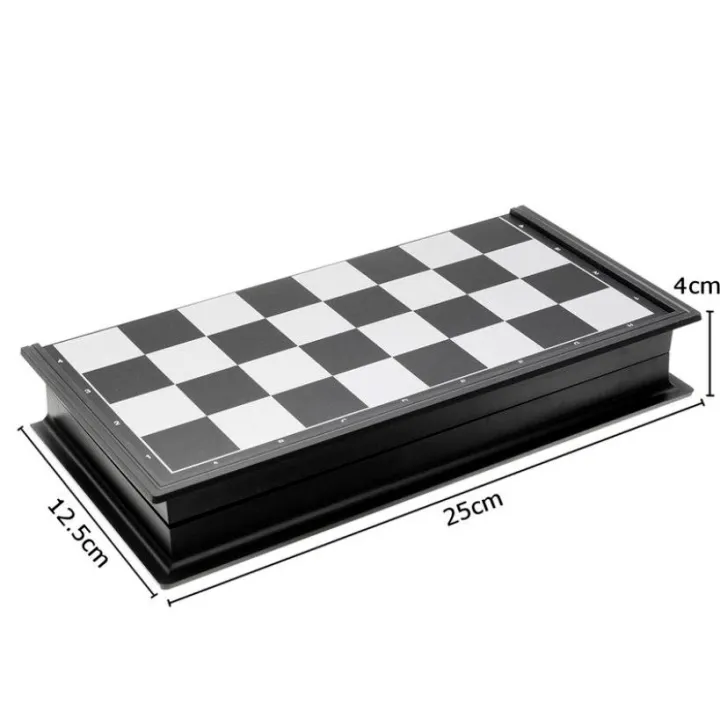 Chess%20Game%20Silver%20Gold%20Pieces%20Folding%20Magnetic%20Foldable%20Board%20Contemporary%20Set%20Fun%20Family%20Board%20Games%20Gifts%20-%20Image%203