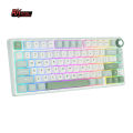 RK Royal Kludge R75 Gasket Wired Mechanical Keyboard 81 Key 80% RGB Backlit Hot-swappable Gaming Keyboard with MDA PBT Keycaps.