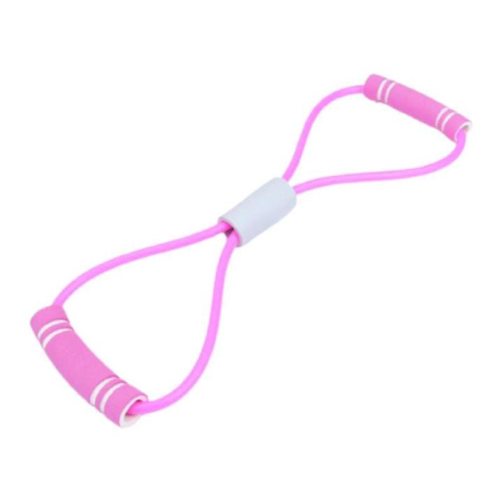 8 Word Chest Expander Rope Resistance Bands Yoga Fitness Resistance Workout Muscle For Exercise Fitness Rubber Elastic Bands