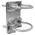Universal Mount U-Bracket Heavy U-Bolt Clamp Bracket For Dish, Roof Mast To Pole To Pipe Mounting Adapter. 