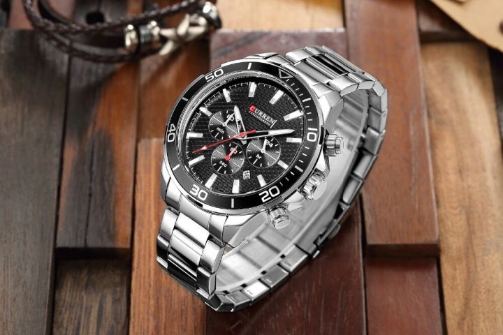 CURREN%208309%20Watches%20For%20Men%20Stainless%20Steel%20Band%20Quartz%20Wristwatch%20Fashion%20Brand%20Chronograph%20and%20Calendar%20Male%20Clock%20Hombre%20-%20Image%206