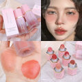 Gege Bear Liquid Cheek Blush Sponge Stick Waterproof Blusher Multi-purpose Eyes&Lips Makeup Pigment Nourishing Blusher Cream. 