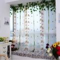 100*80cm Strawberry/Butterfly Pattern Curtain Flower Tulle Finished Product Quality Window Screens Curtain Home Decoration. 