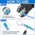560PCS Marine Grade Heat Shrink Wire Connectors-Electrical Connectors Kit AWG22-10 Waterproof Insulated Crimp Connector Electrical Connectors Kit.