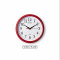 Premium Quality Wall Clock Stylish Round Shape Medium Deyal Ghori Blue & Red & Paste Colour 26 CM.