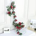 Ethereal Bloom: Handmade Rose Vine Initial for Nursery & Living Spaces.