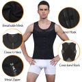 Men Body Shaper Waist Trainer Vest Compression Shirt Belly Slimming Underwear Weight Loss Sauna Sweat Tops Fat Burning Shapewear. 