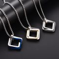 High Quality Men Fashion Jewellery Stainless Steel Round Chain Necklaces. 