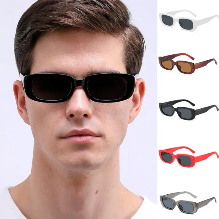 New%202023%20Classic%20Rectangle%20Frame%20Sunglasses%20For%20Female%20Men'S%20Accessories%20-%20Image%204