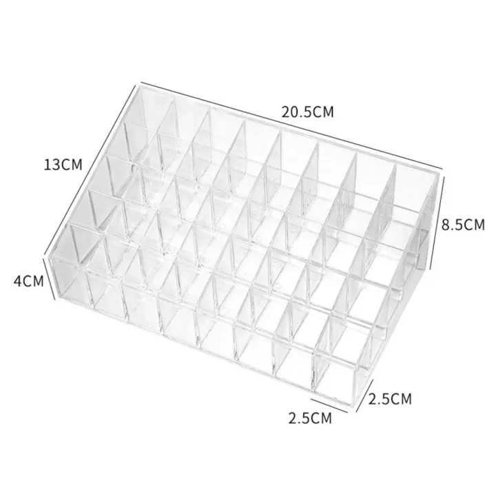 Lipstick%20box%20Sleek%20design%20Transparent%20Grid%20design%20Cosmetics%20organizer%20Plastic%20Storage%20box%20for%20Home%20organization%20Makeup%20storage%20Beauty%20salon%20Professional%20use%20Travel-friendly%20-%20Image%203