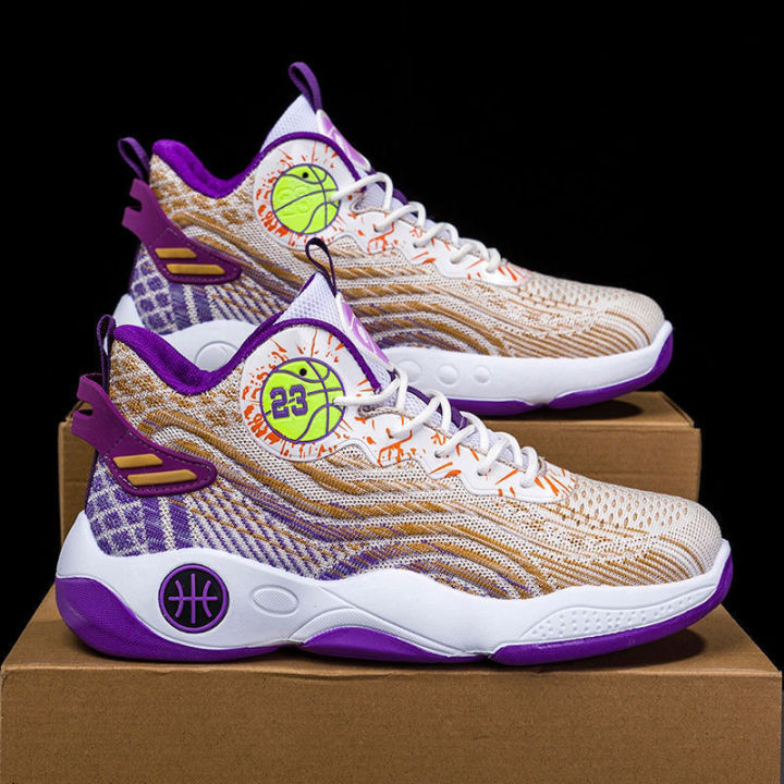 Basketball%20shoes%20high%20top%20summer%20mesh%20breathable%20men's%20sneakers%20versatile%20trend%20student%20indoor%20floor%20combat%20boots%20sports%20shoes%20-%20Image%202