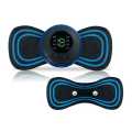 Electric Pulse TENS Muscle Stimulator Pad, Rechargeable Pain Relief Device for Back, Legs & Body Relaxation - Wireless EMS Neck & Shoulder Massager. 