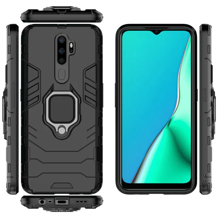 Lenuo%20Phone%20Case%20for%20Oppo%20A9%202020%20/%20A5%202020%20Silicone%20PC%20Metal%20Ring%20Holder%20Cover%20-%20Image%209