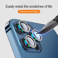For iPhone 15 Pro Max /15 pro Diamond Camera Lens Protectors Camera Metal Ring Glass for iPhone 15 pro max/15 pro Protective Cap. 