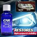 30ML 9H Car Headlight Repair Fluid Can Easily Removes Scratches Receive Crystal Clear Visibility/Fully Removes Haze. 