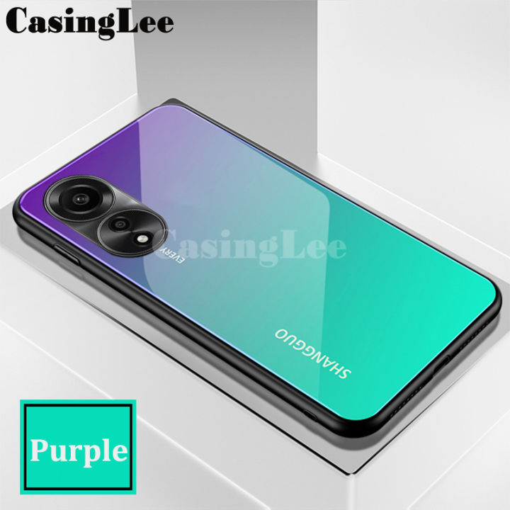 For%20OPPO%20A78%204G%20Case%20Gradient%20Tempered%20Glass%20Protector%20Hard%20For%20OPPO%20A78%20NFC%204G%20Back%20Cover%20-%20Image%203
