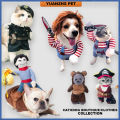 【Yuanzhss Pet dog chucky costume dog outfit chuckie pet costume frenchbulldog cartoon pet cowboy Costume for cat dog costume for shih tzu cat funny costume toy poodle dog clothes Puppy clothes haloween costume dog 狗狗搞怪衣服 造型狗衣服. 