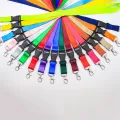 ID badge holder lanyard Versatile Key lanyard 102cm Neck hanging lanyards Adjustable Silk ribbon ID card lanyard for Office School Events Trade shows Outdoor activities.