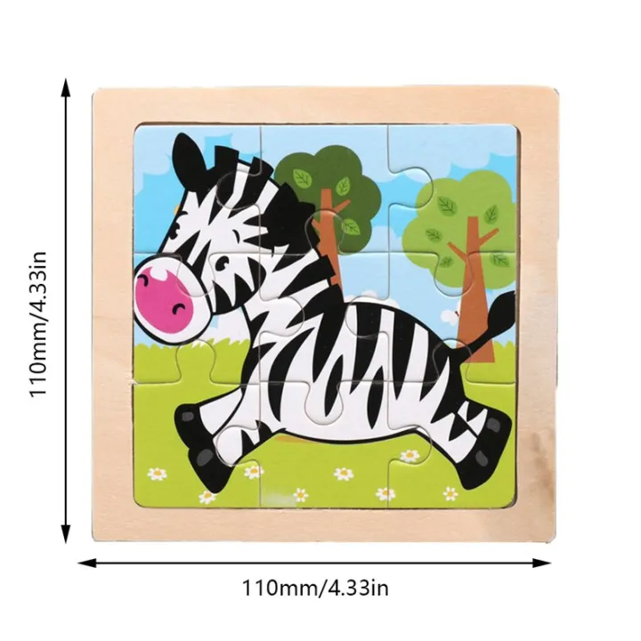 Small%20Puzzle%20Children's%20Puzzle%209%20Pieces%20Of%20Woody%20Forest%20Animal%20Story%20Puzzle%20-%20Image%207