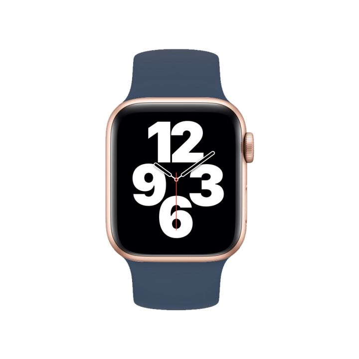 For%20Apple%20Watch%20Series%208&7%2041mm%20/%20SE%202&6&SE&5&4%2040mm%20/%203&2&1%2038mm%20Solid%20Color%20Elastic%20Silicone%20Watch%20Band,%20Size:L%20156mm%20-%20Image%203