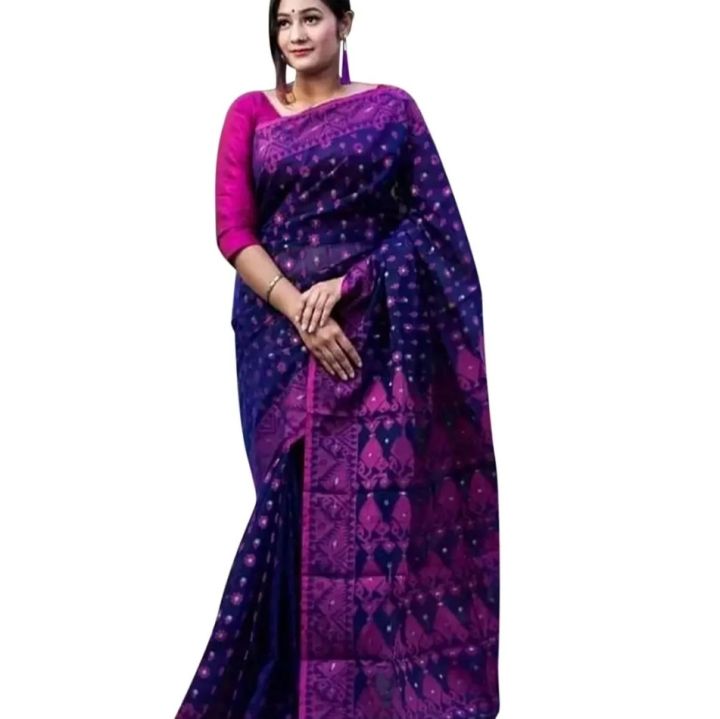 Traditional Jamdani Saree For Woman Share Product