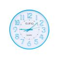 Ajina Maple Digit Square and Round Wall Clock Blue  radium clock RFL Brand ghori. 