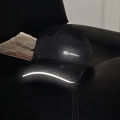 Reflective Design Running Quick-Drying Cap Baseball Cap Men's Mesh Breathable Sun Hat Outdoor Sun Hat Brim Peaked Cap.