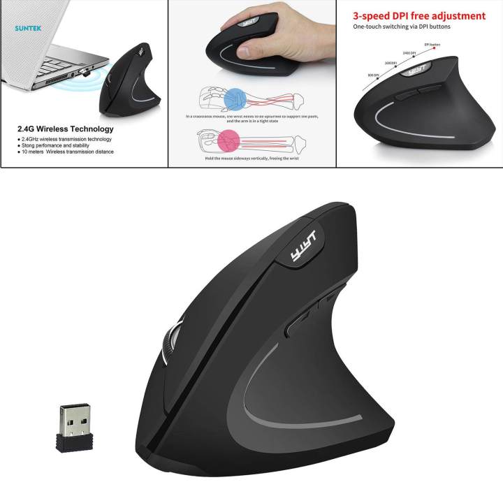【FUPANG】2.4G * Mouse USB 6 Buttons for Laptop PC