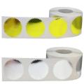 250pcs Embossed Stamps Gear Stickers Gold Silver Steel Seals Certificate Seal Mark Sticker 50mm. 