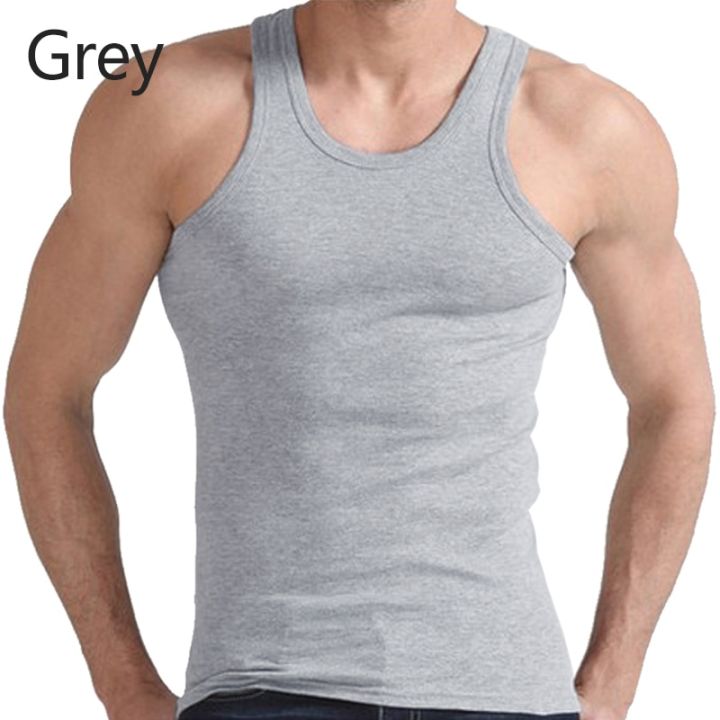 Summer%20Men%20Clothing%20TaTops%20Black%20White%20Grey%20Singlets%20Sleeveless%20Fitness%20Men%20Vest%20Bodybuilding%20Vest%20Summer%20Male%20Tops%20-%20Image%202