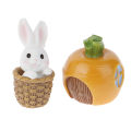 7PCs DIY Mini Miniature Fairy Garden Rabbit Decor Craft Ornament Accessories Sunlight Mall. 