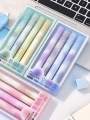 4PCS Cute Highlighters Markers Pastel Highlighter Pen Set Stationary High Capacity School Supplies. 