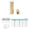 10/50pc M2 M2.5 M3 M4 Solid Brass Copper Hex Standoff Hexagon lar M-F F-F Male-Female Female Spacer for PCB Board Motherboard-10mm.