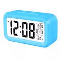 LED Display Time Alarm Clock Night Lights Thermoeter Lamp Snooze Rectangle Function Desk Clocks(Multicolor). 