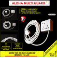 1 Point  05 meter Aloha Multi Guard Extension Socket  Custom Made Heavy Duty Industrial Extension Socket  Multi-plug  . 