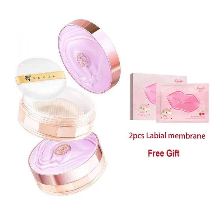 FV Finish Powder Waterproof Concealer Setting Powder Finish Makeup Oil-control Korean Face Powder SK Makeup Foundationl