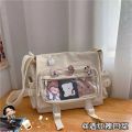 Japanese Kawaii Crossbody Bags For Women Transparent Pocket itabag Student Shoulder Bag Handbags Book Bag JK Ita Bag Girls Bolsa.