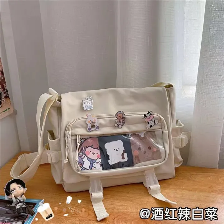 Japanese%20Kawaii%20Crossbody%20Bags%20For%20Women%20Transparent%20Pocket%20itabag%20Student%20Shoulder%20Bag%20Handbags%20Book%20Bag%20JK%20Ita%20Bag%20Girls%20Bolsa%20-%20Image%205