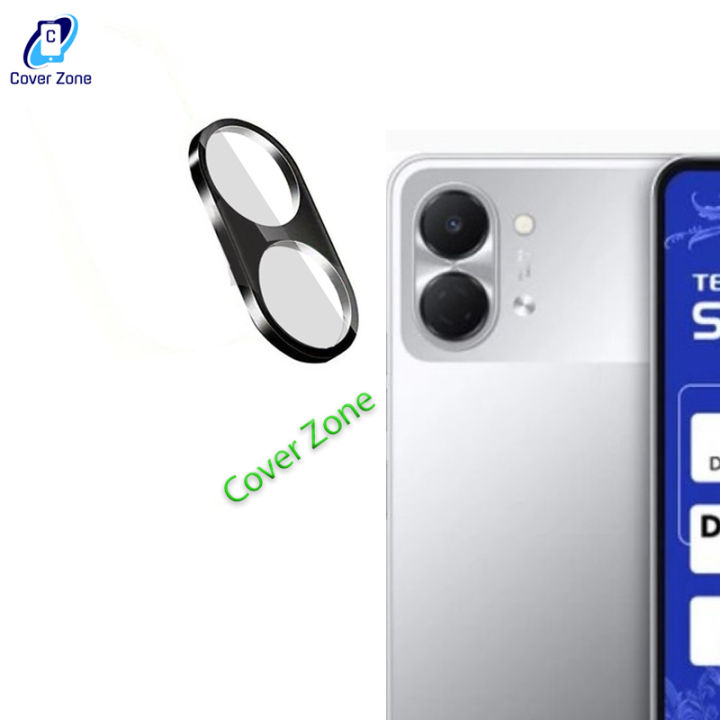 Tecno Spark Go 3 Lens Protectors Metal Ring Case Camera Tempered Glass Protector