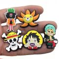 12PCS/Set Mix Styles Shoe Charms One piece Series Crocs Jibbitz Charm Pins For Clog Slippers Charms DIY Clog Shoes Pins.